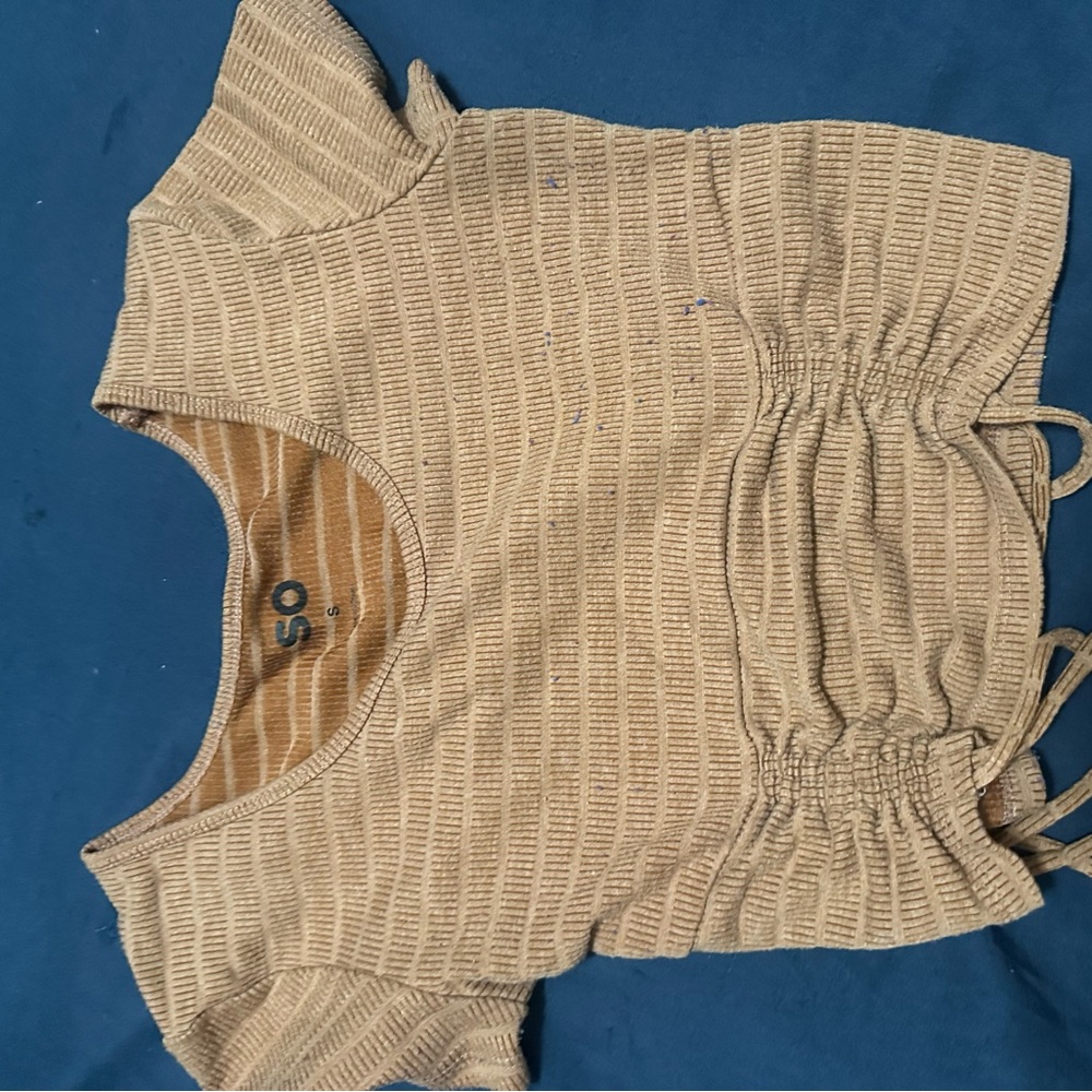 Striped Tan Top